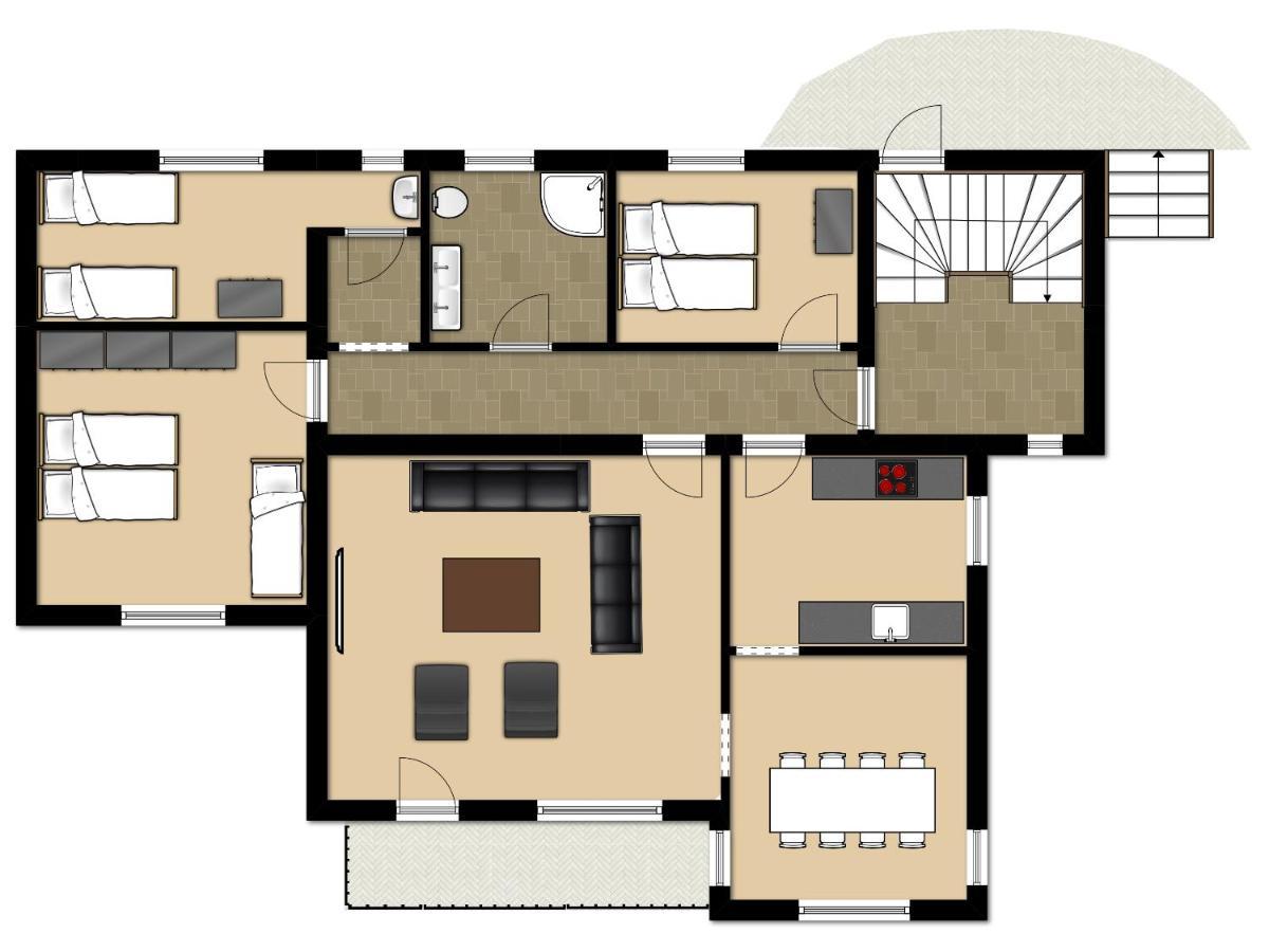 דירות קפרון Haus Almkreek מראה חיצוני תמונה